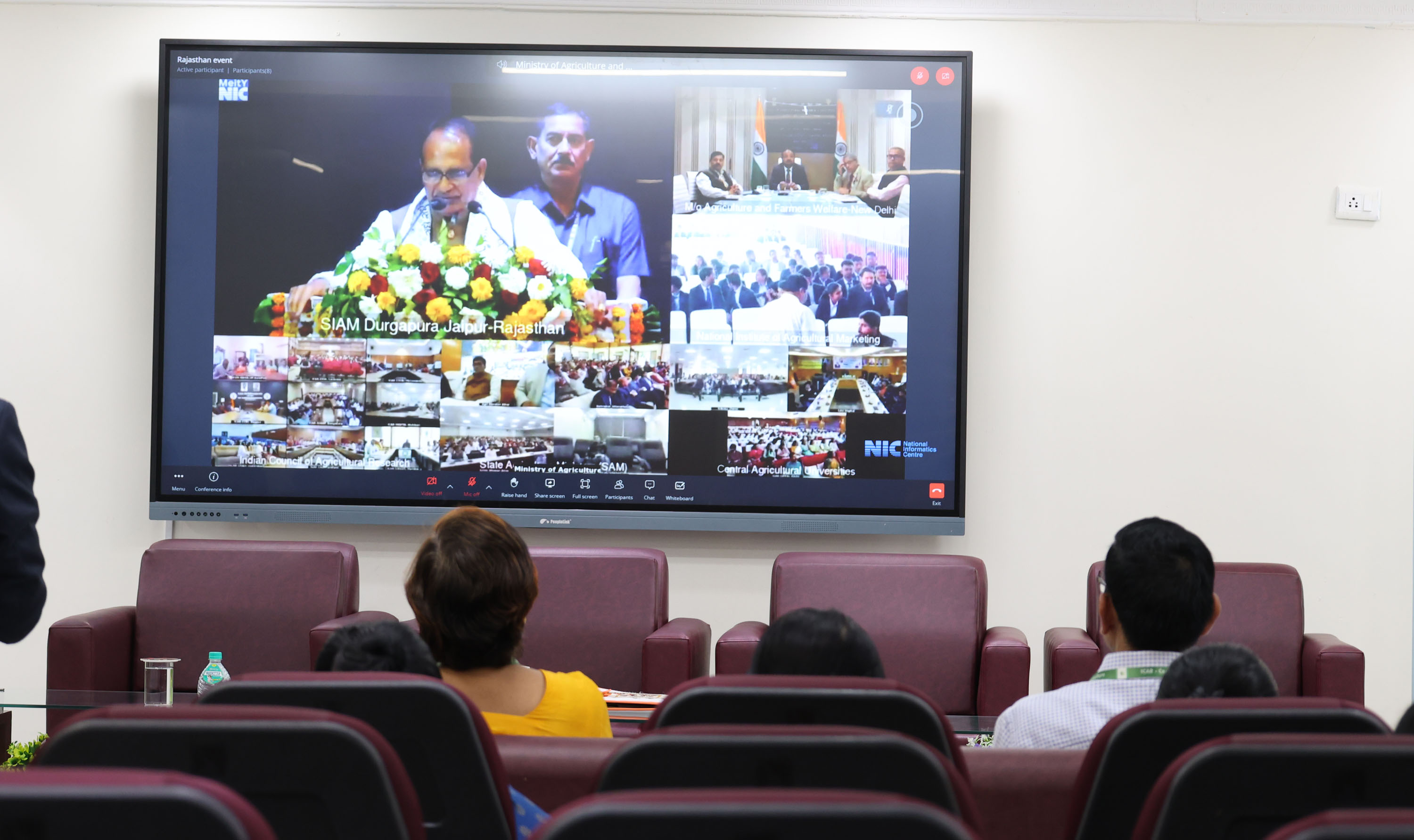 Image of Live telecast of the launch of BharatVistaar at ICAR-CIWA