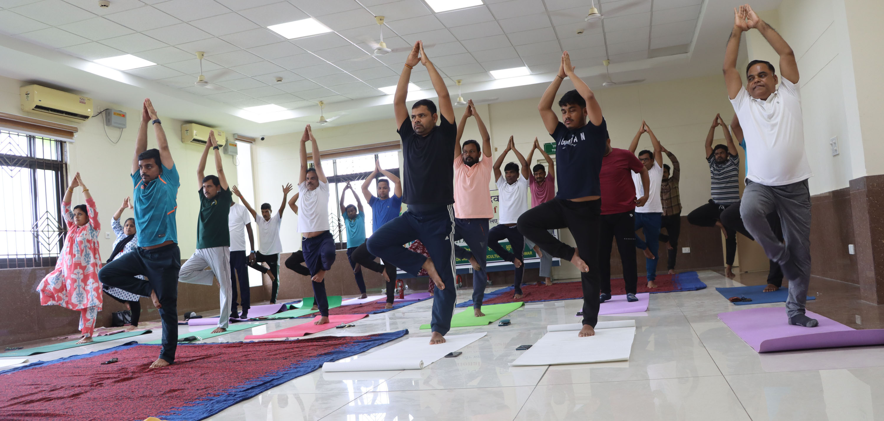 Image of International Day of Yoga Celebration at ICAR-CIWA
