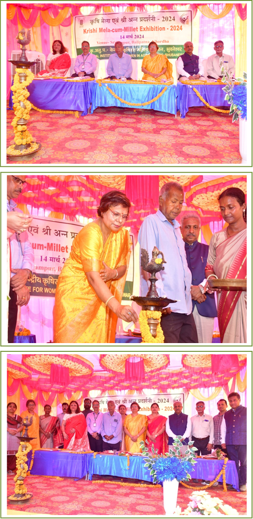 Image of Krishi Mela-cum-Millet Exhibition at Srirampur