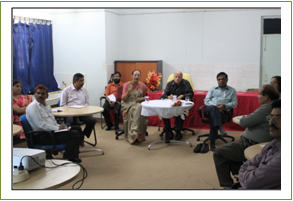 Image of Dr. M. S. Swaminathan visited ICAR-DRWA 1