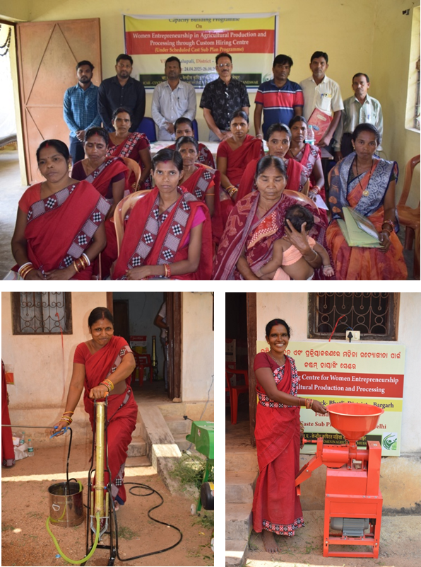 Image of Capacity Building Programme on Women Entrepreneurship through Custom Hiring Centre